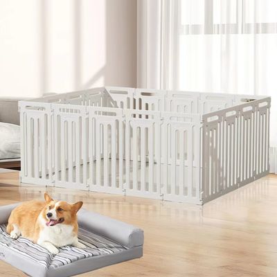 Hauptmaterial Kunststoff Eisen Haustierfenster Hundehaus für große Hunde kundenspezifische Farbe Innen-/Außen-Luxuskennel