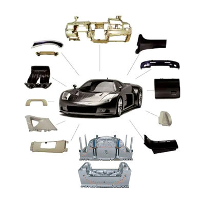 Aluminium-Fahrzeugteile Druckgießform mit P20 718 738 NAK80 S136 2738 2316 Material