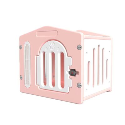 Hauptmaterial Kunststoff Eisen Haustierfenster Hundehaus für große Hunde kundenspezifische Farbe Innen-/Außen-Luxuskennel