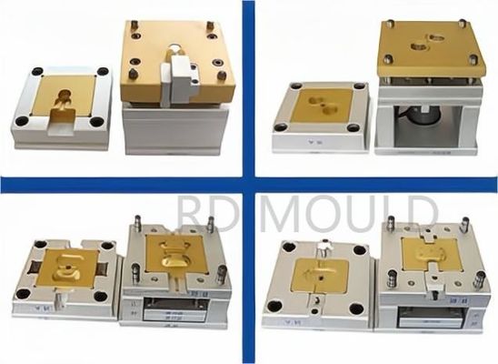 Maßgeschneiderte Stahl P20 718 Nak80 S316 AISI H13 Kunststoff-Spritzgussform mit 300.000-500.000 Schuss Formenlebensdauer