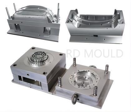 Maßgeschneiderte Stahl P20 718 Nak80 S316 AISI H13 Kunststoff-Spritzgussform mit 300.000-500.000 Schuss Formenlebensdauer