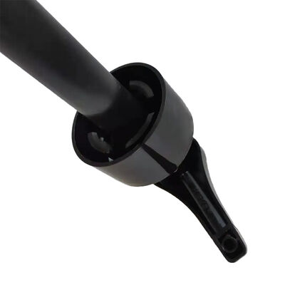 Plastik-Lotionpumpenkopf mit langem Ausguss für präzises Dosieren und schwarzer Oberfläche