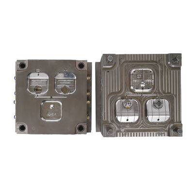 ISO 9001 zertifizierte kundenspezifische elektrische Stecker-Spritzgussform mit mehreren Kavitäten, poliertem S136-Stahl, hohe Haltbarkeit, Präzisionsform