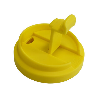 Lebensmittelechter Spritzguss-Kunststoffbecherdeckel, auslaufsicheres Design für Wasserbecher, Tumbler und Trinkflaschen